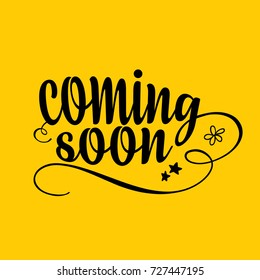 Coming Soon Typography