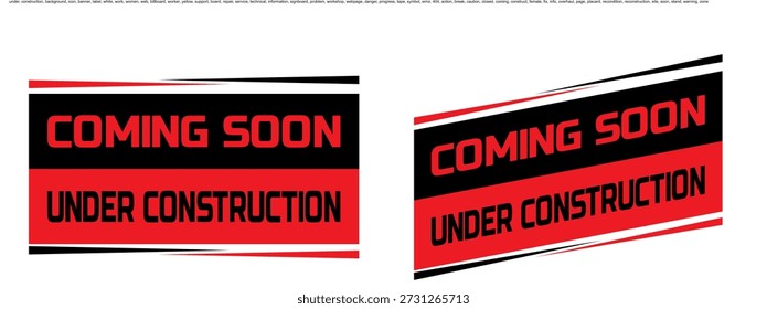 Coming soon under construction banner.