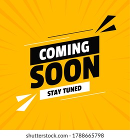 coming soon under construction yellow background design