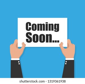 Coming Soon vector