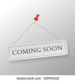 Coming Soon. Vector