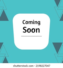 Coming Soon Vector Design illustration