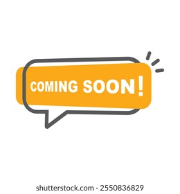 Próximamente. Ilustraciones vectoriales sobre fondo blanco.