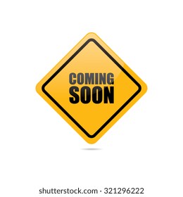 Coming Soon Vector Sign