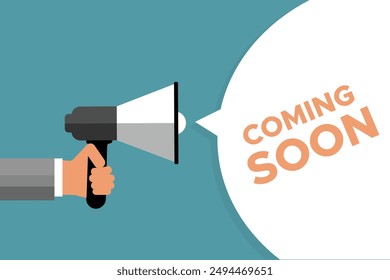Coming soon vector sign illustration
