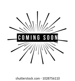 Coming Soon Vector Template Design