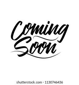 Coming soon Vector Template Design Illustration