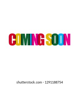 Coming Soon Vector Template Design Illustration