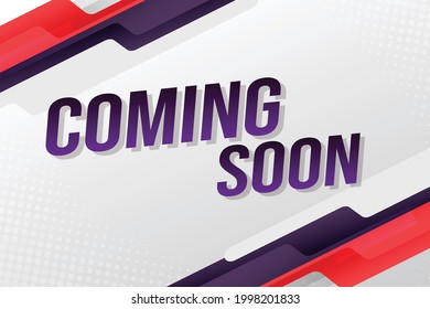 coming soon word concept vector illustration with lines 3d style for social media landing page, template, ui, web, mobile app, poster, banner, flyer, background, gift card, coupon, label, wallpaper
