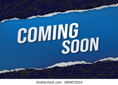 Coming Soon Word Concept Vector Illustration With Lines 3d Style For Social Media Landing Page, Template, Ui, Web, Mobile App, Poster, Banner, Flyer, Background, Gift Card, Coupon, Label, Wallpaper