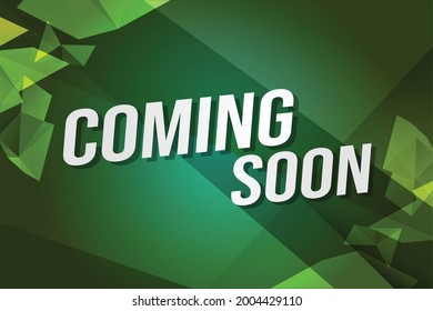 coming soon word concept vector illustration with lines 3d style for social media landing page, template, ui, web, mobile app, poster, banner, flyer, background, gift card, coupon, label, wallpaper