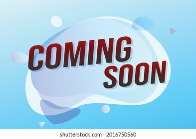 coming soon word concept vector illustration with lines 3d style for social media landing page, template, ui, web, mobile app, poster, banner, flyer, background, gift card, coupon, label, wallpaper