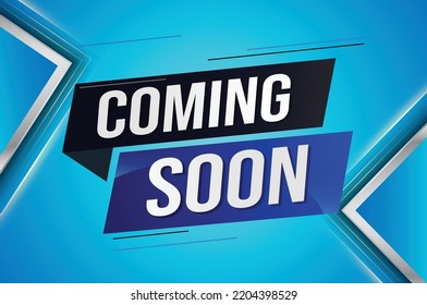 coming soon word concept vector illustration with lines 3d style for social media landing page, template, ui, web, mobile app, poster, banner, flyer, background, gift card, coupon, label, wallpaper