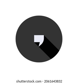 Comma Icon. Quotation Symbols  - Vectors, Signs for Design Elements, Presentations, Websites or Applications.