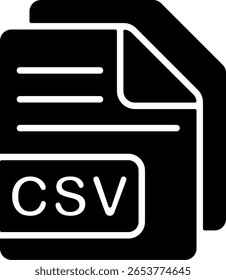 Comma separated values for data exchange