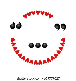 Comma, speech sign, dialog, textbox, vector