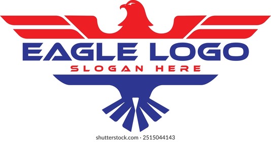 Command attention with a bold eagle logo emblem. Perfect for businesses seeking strength, freedom, and authority in their branding