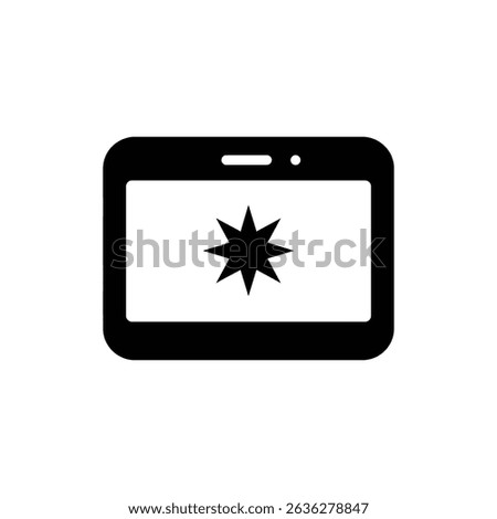 Command box with AI spark symbolizing artificial intelligence activation