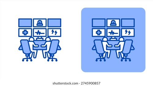 Command Center icon, with contrast background.