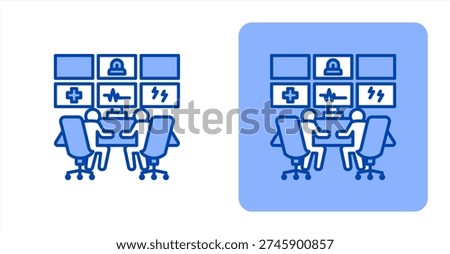 Command Center icon, with contrast background.