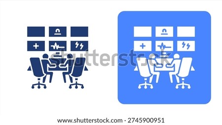 Command Center icon, with contrast background.