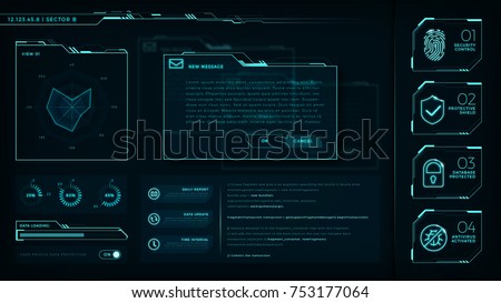 Command center, smart cities, vector graphic, augmented intelligence vol1