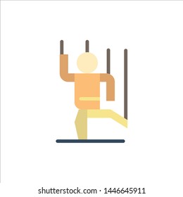 Command, Control, Human, Manipulate, Manipulation  Flat Color Icon. Vector icon banner Template