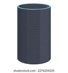 Command device icon cartoon vector. Smart speaker. Voice assistant