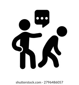Command Icon, Bossy Vector on White Background