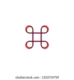 Command icon design. Essential icon vector illustration