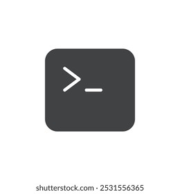 Command icon flat and simple set design