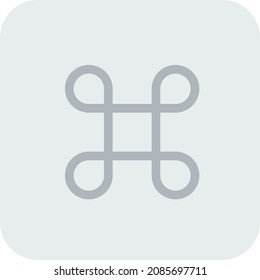 command icon vector illustration logo style