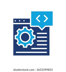 Command Line Icon Mixed Vector Illustration