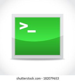 command line - vector illustration