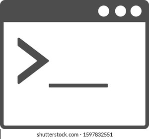 Command Prompt Icon Or Symbol Or Signs