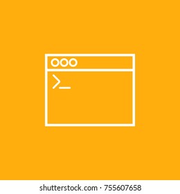 Command Prompt Vector Icon 