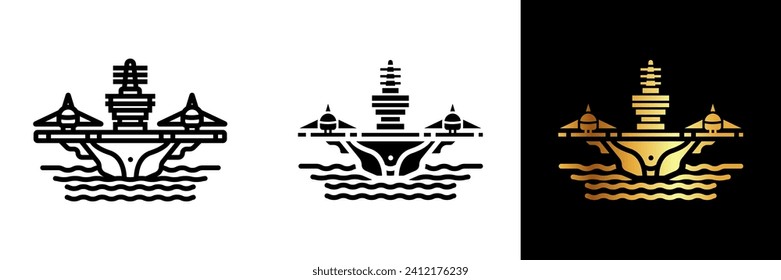 Manden los mares con este icono del portaaviones, personificando el poder naval, el dominio estratégico y la versatilidad de la aviación marítima.