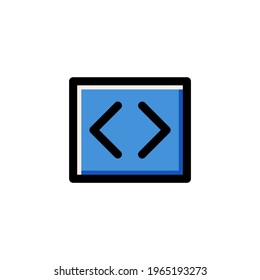 Command User Interface Outline Icon Logo Vector Illustration
