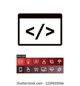 Command Window vector icon