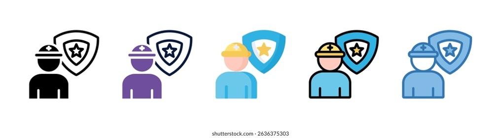 Commander Icon Element For Design And Vector