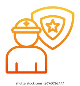 Elemento De Ícone De Comandante Para Design E Vetor