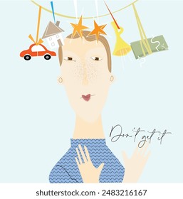 Das Gebot: Keine Unterdrückung. Der Kerl will ein Auto, Geld, ein Haus, Ruhm