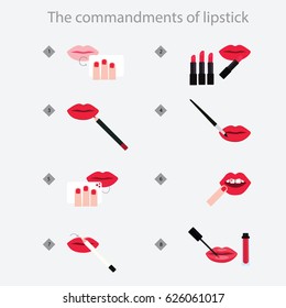 the commandments of lipstick