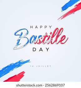 commemorate bastille day in france on july 14. french revolution day. celebration of big day party for french people