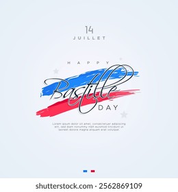 commemorate bastille day in france on july 14. french revolution day. celebration of big day party for french people