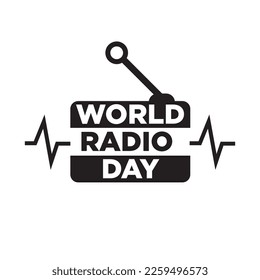 commemorate international radio day, international radio day logo