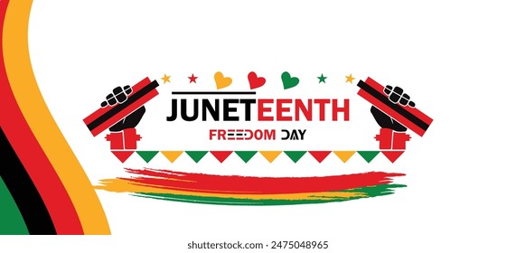Commemorate Juneteenth with a Stunning Banner Poster