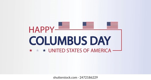 Commemorating Columbus Day in Style with USA Flag