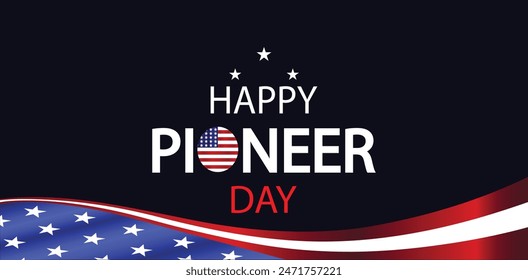 Commemorating July 24th with a USA Flag design