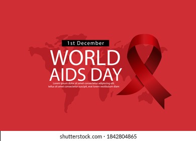 Commemorating World Aids Day at the date of 1st December  